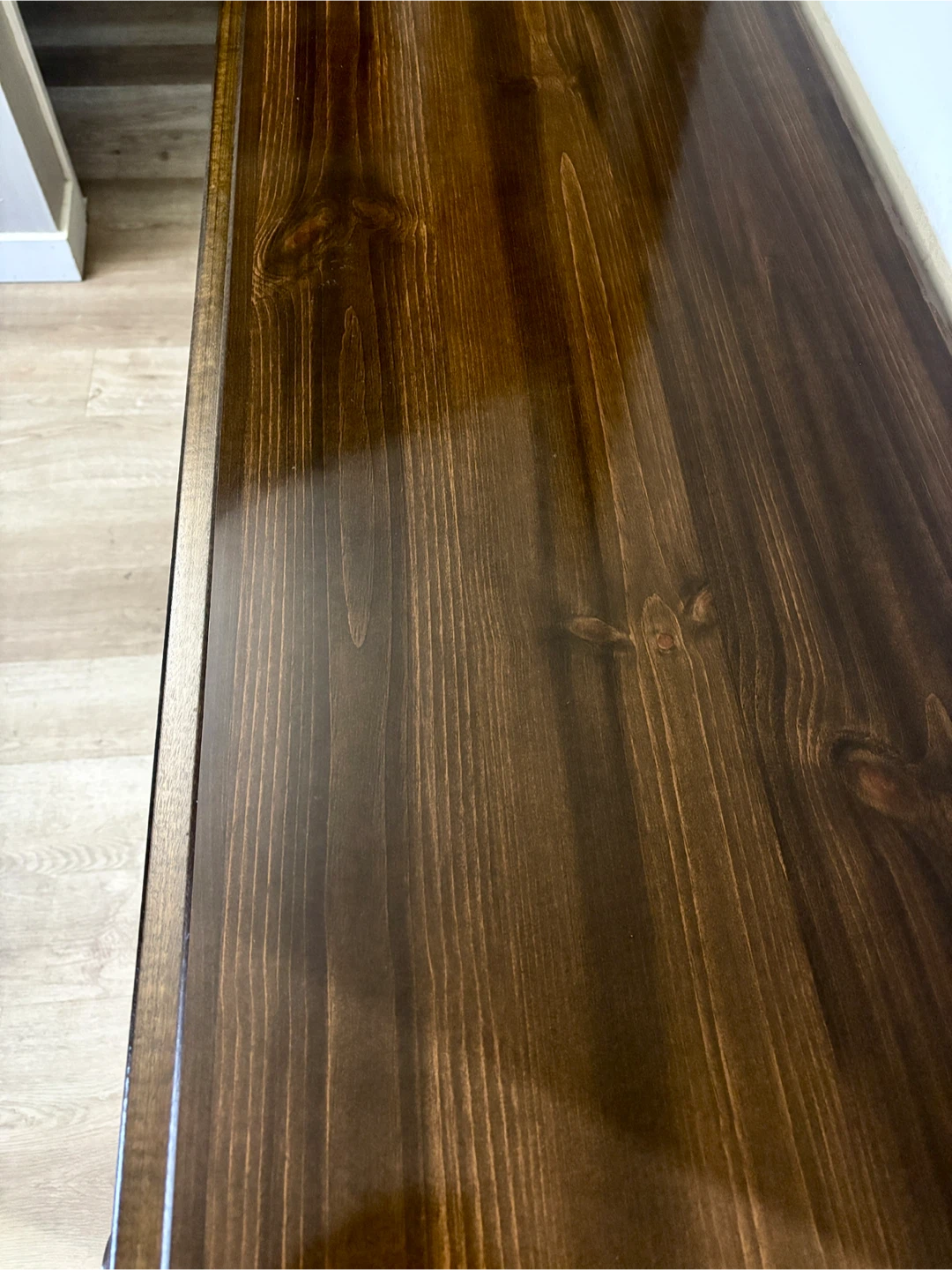 Dark Brown Wood Sideboard Cabinet - photo 3
