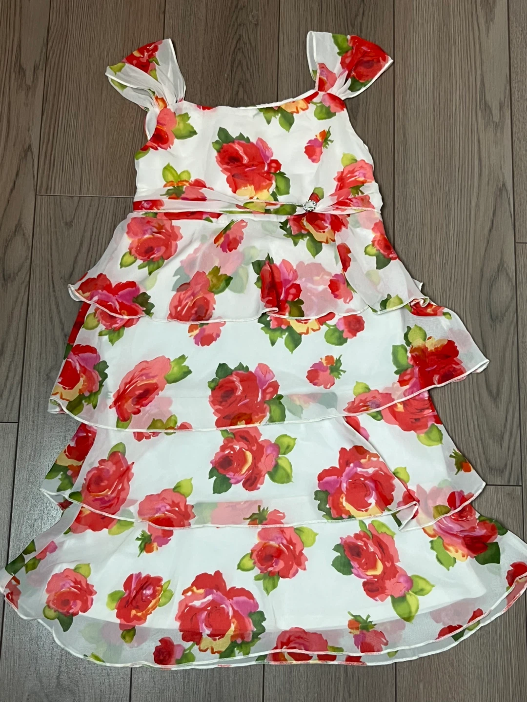 Pink Vanilla Floral Dress - Size 10