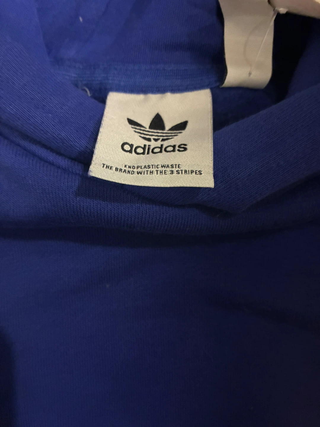 Kids Retro Adidas Adicolor Blue Hoodie - photo 2