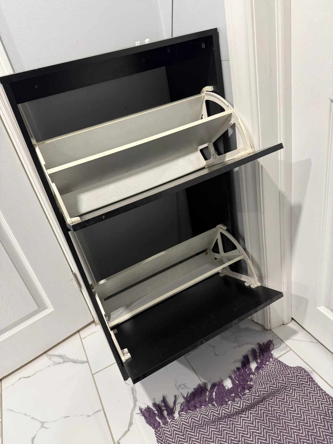Brown Shoe Cabinet