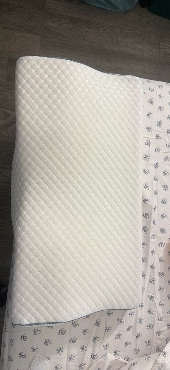 White ergonomic sleep Pillow