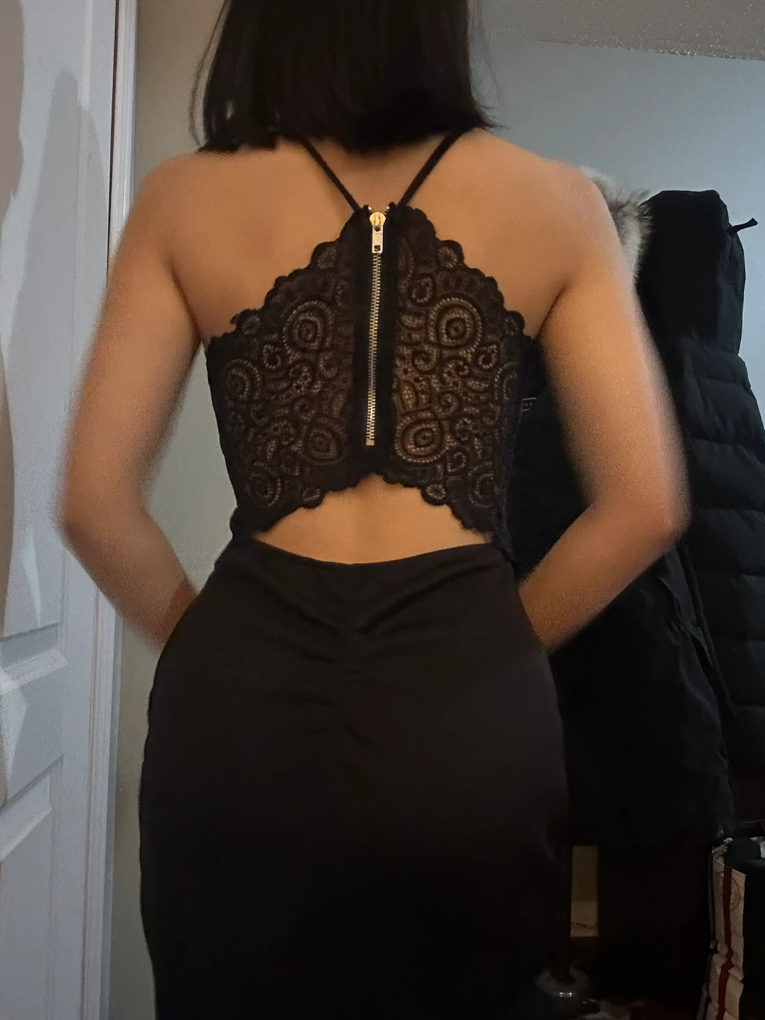 🏆 Le Chateau Black Dress Size XS - photo 2