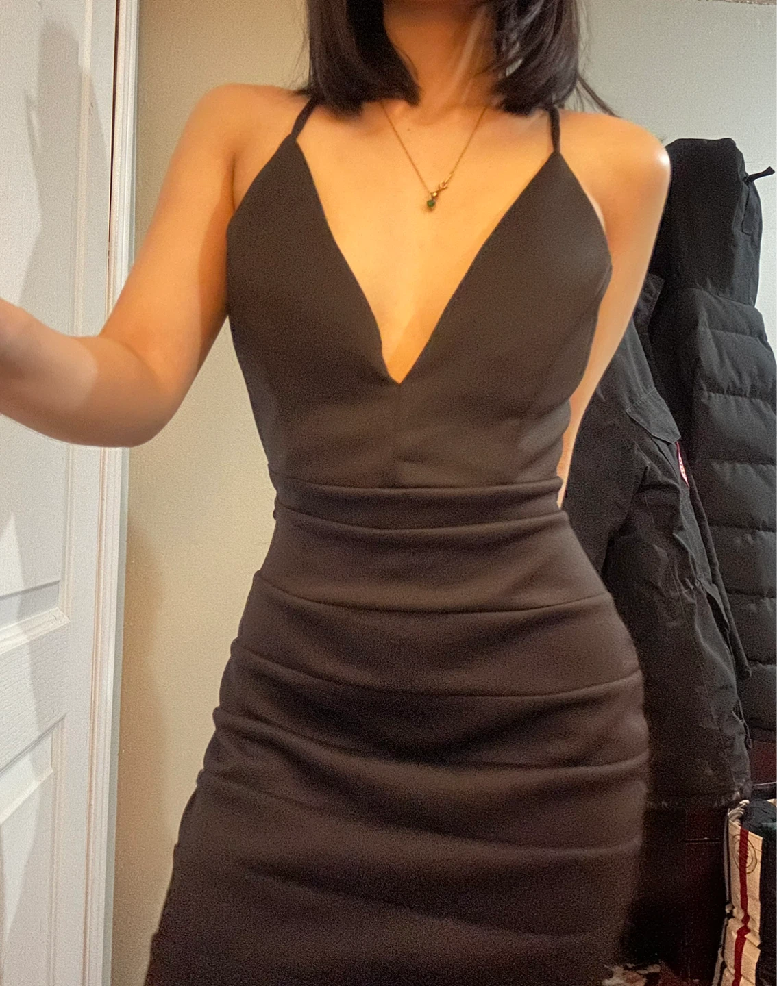 🏆 Le Chateau Black Dress Size XS