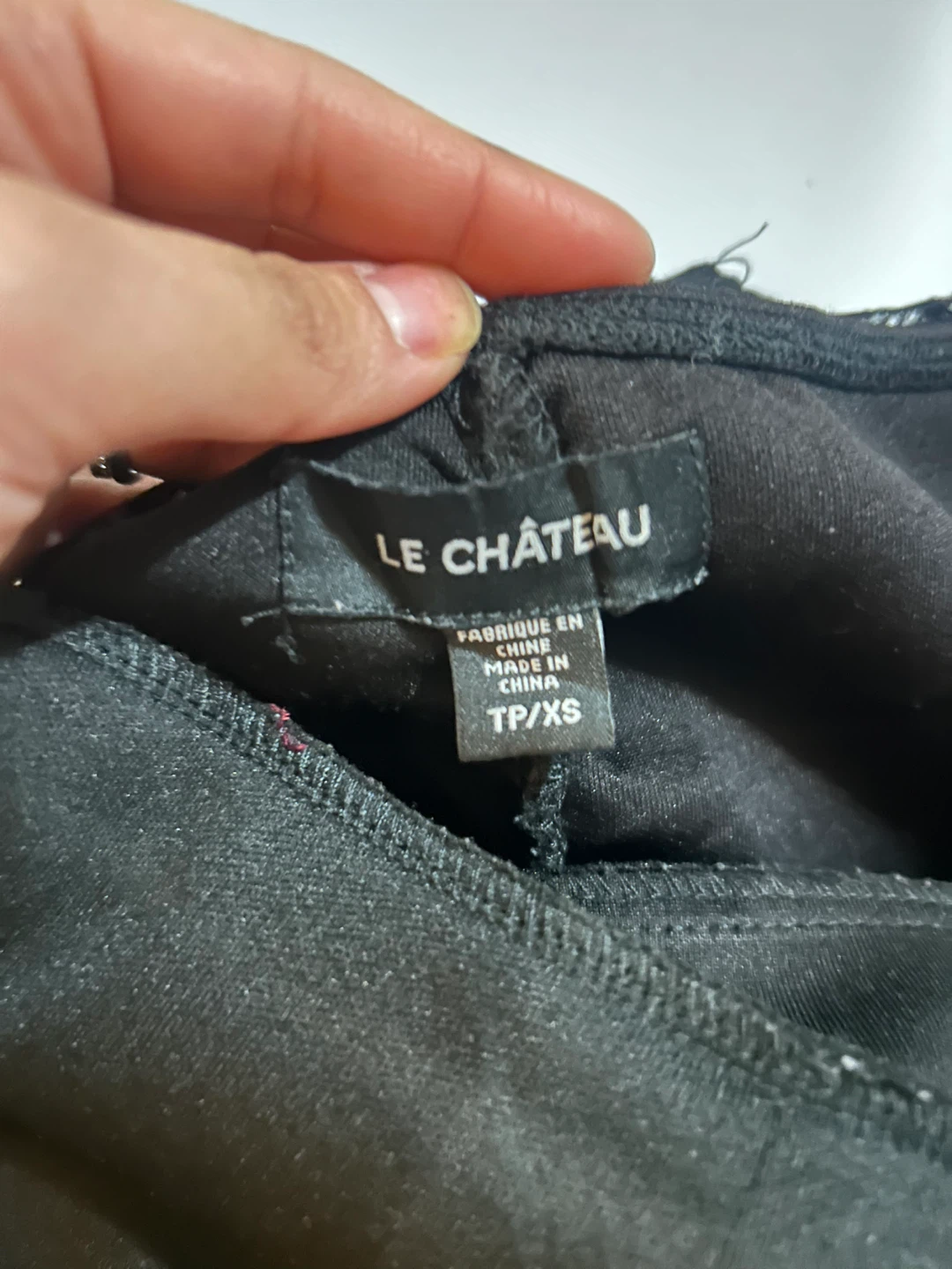 🏆 Le Chateau Black Dress Size XS - photo 3