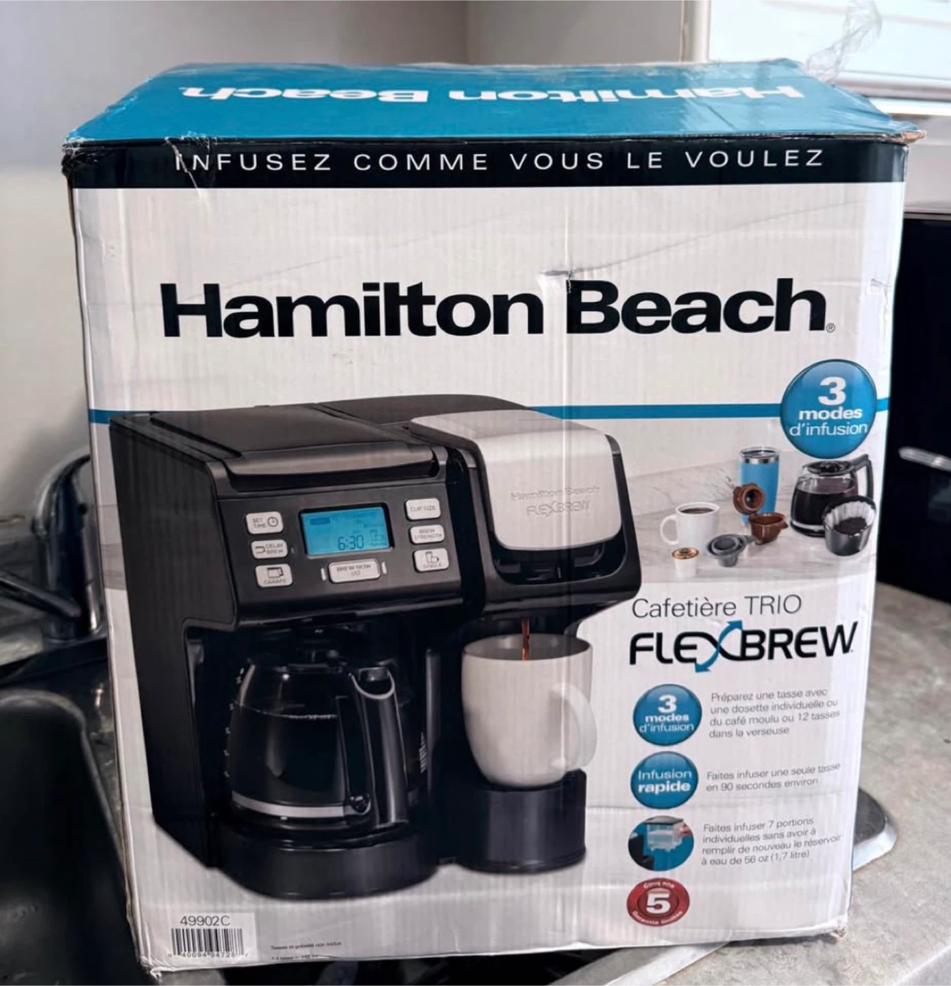 FlexBrew Trio 2-Way Coffee Maker *Cosmetic Crack*