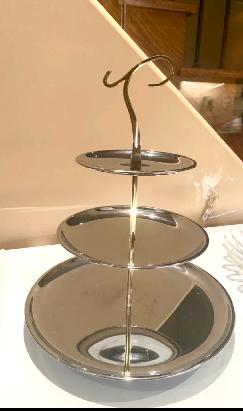 3-Tier stainless steel Dessert Stand