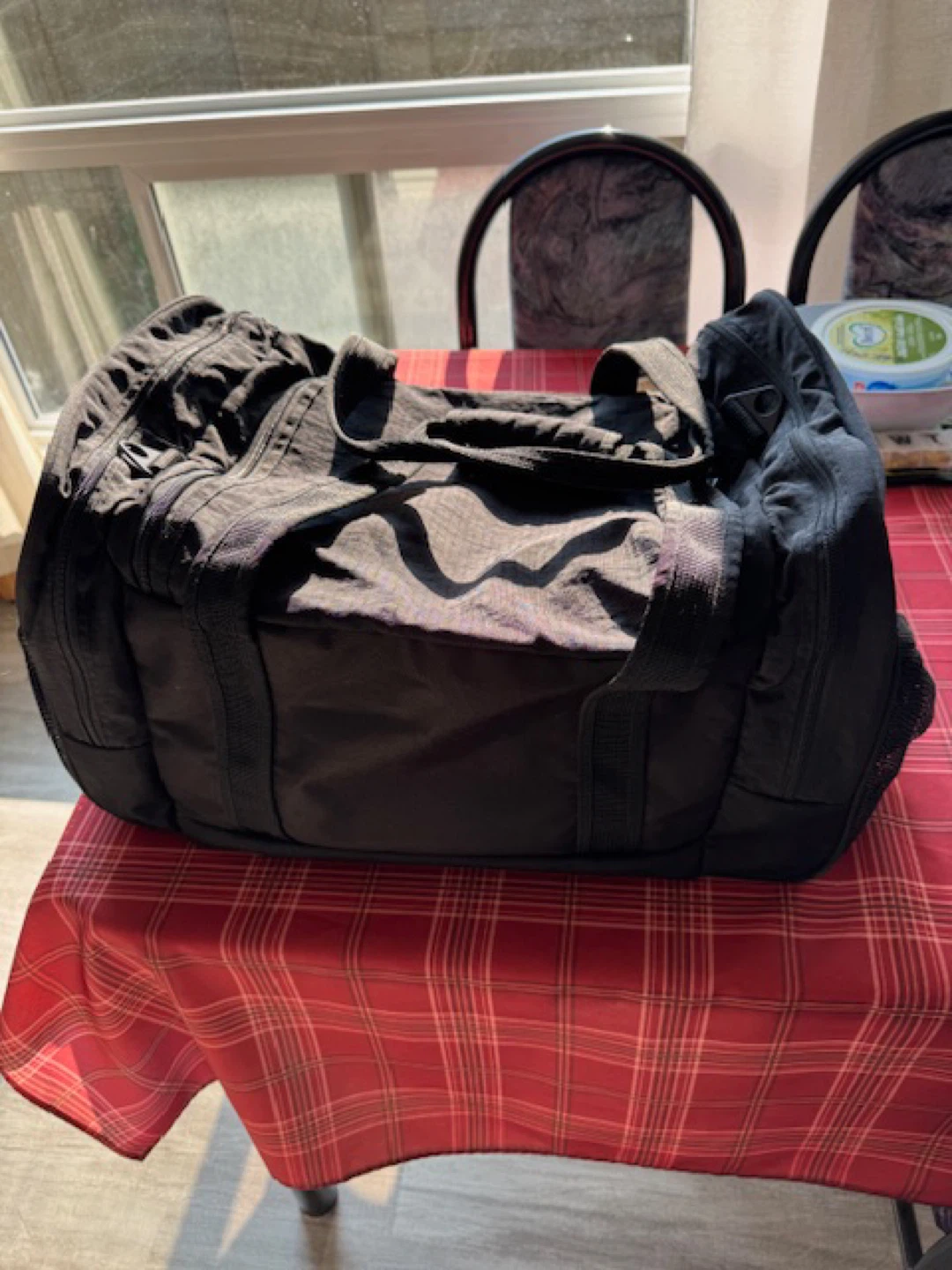 Lululemon Black Gym/Duffle Bag