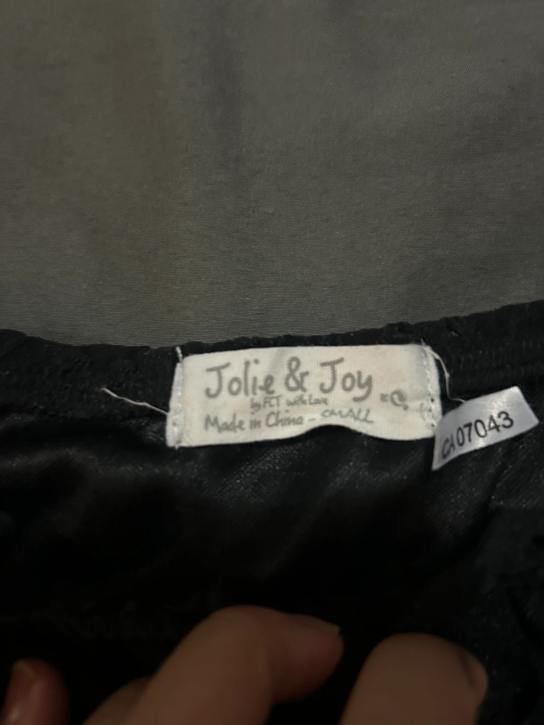 🏆 Jolie & Joy Black Mini Dress - Size Small - photo 3