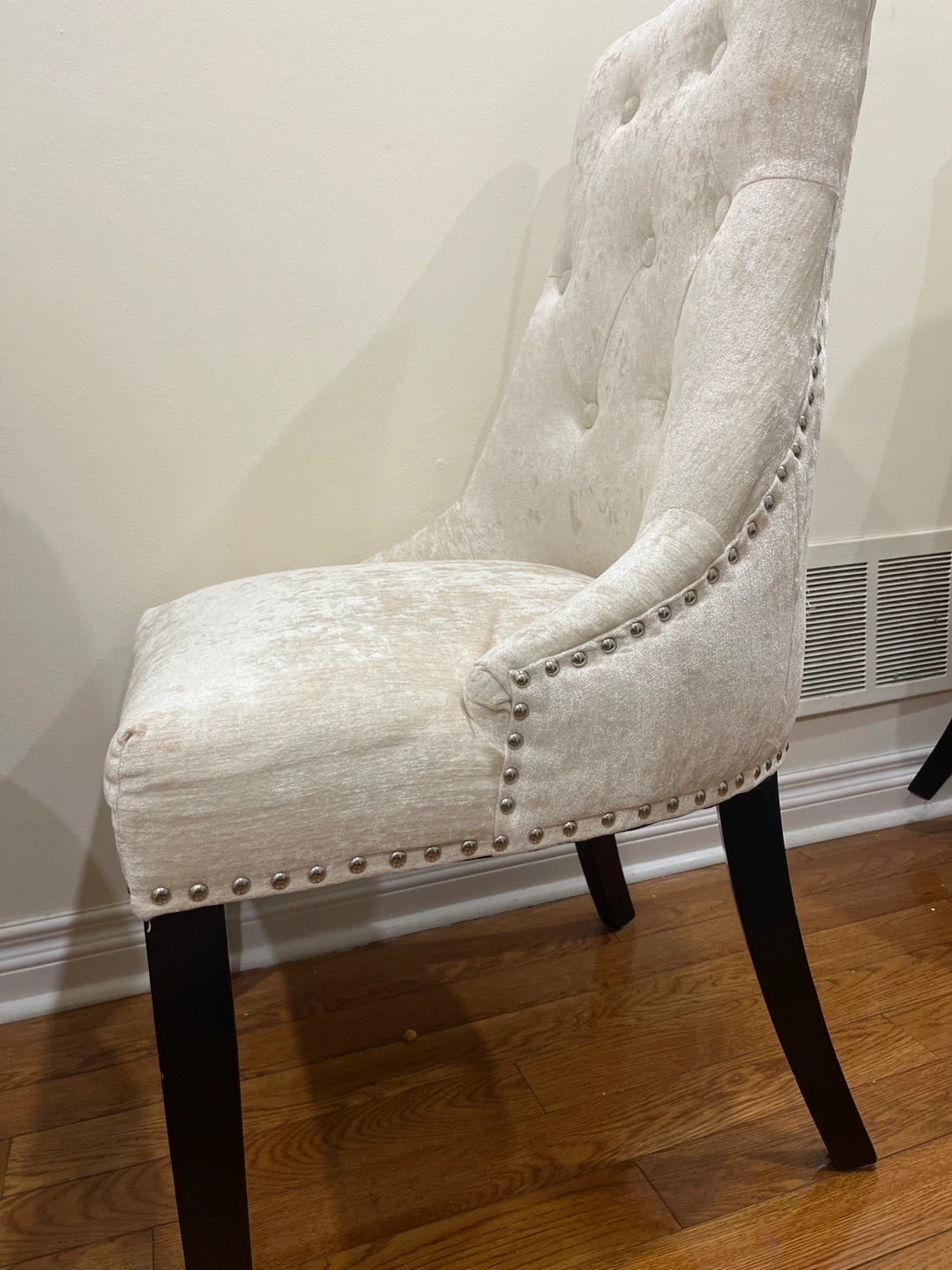 Upholstered Dining Chair with Nailhead Trim - photo 3