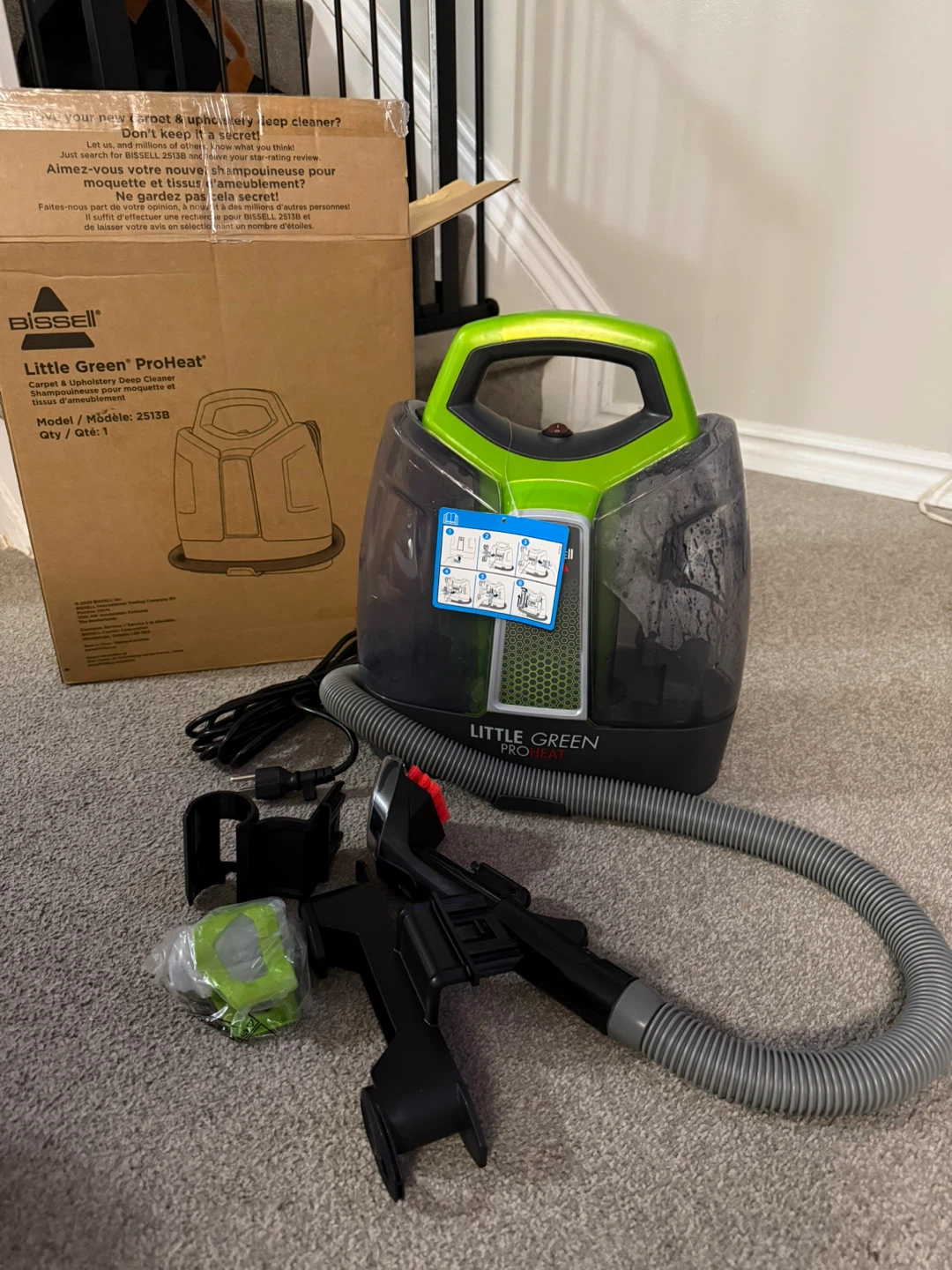 LIKE NEW Bissell Carpet Upholstery Deep Cleaner