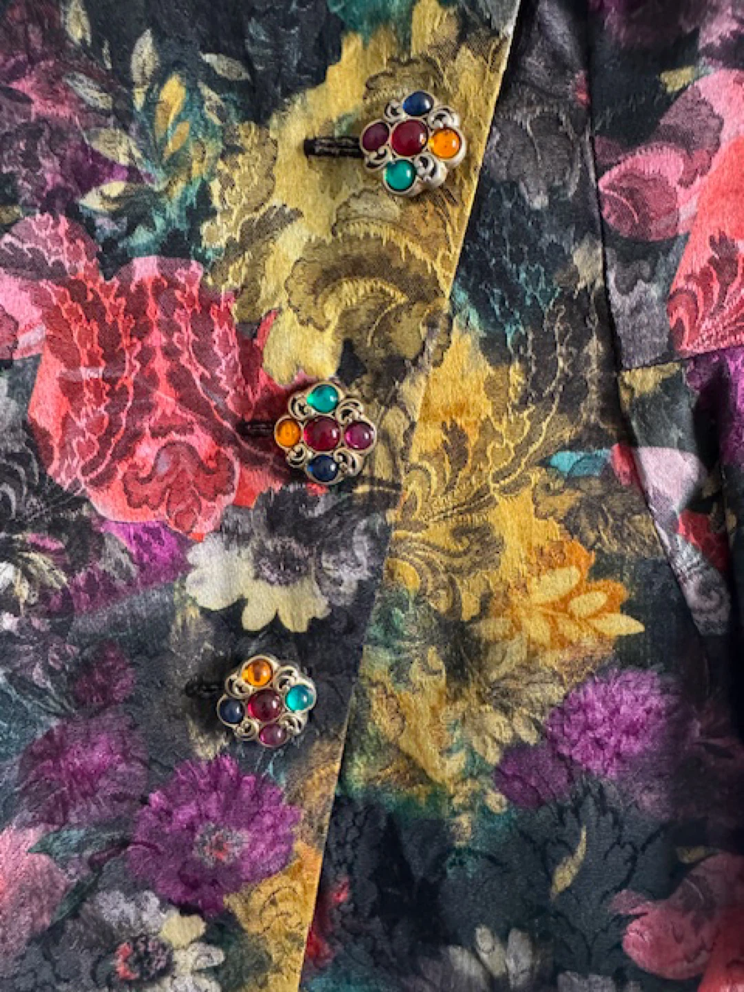 Nu-Mode Floral Blazer & Skirt Set - photo 3