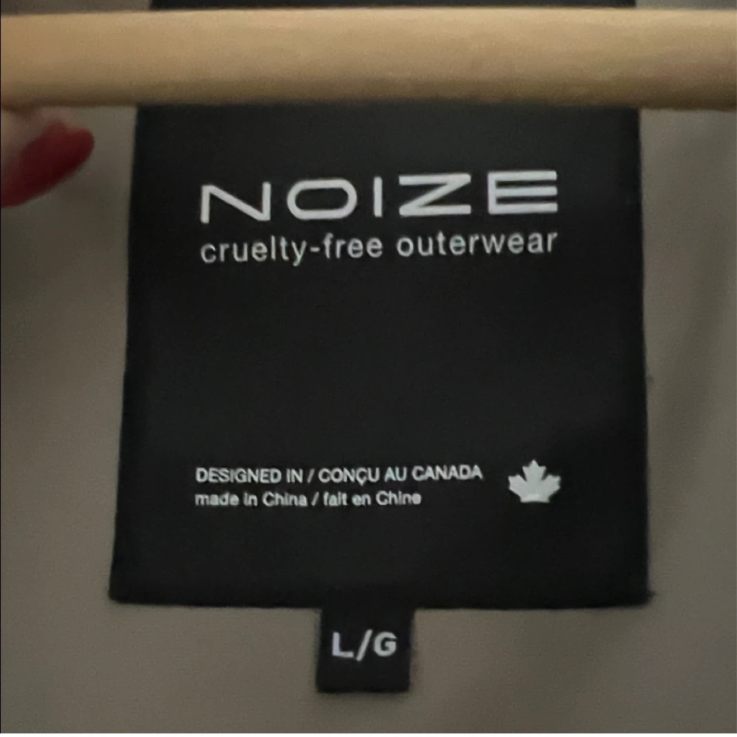 Noize Cruelty-Free Outerwear - Size L - photo 2