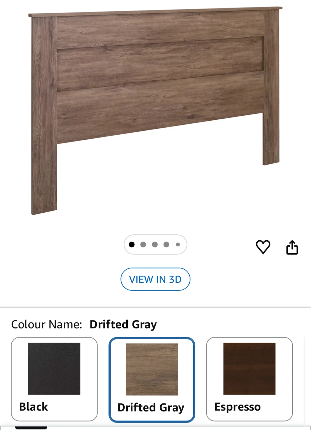 Drifted Gray Headboard twin (on sale )