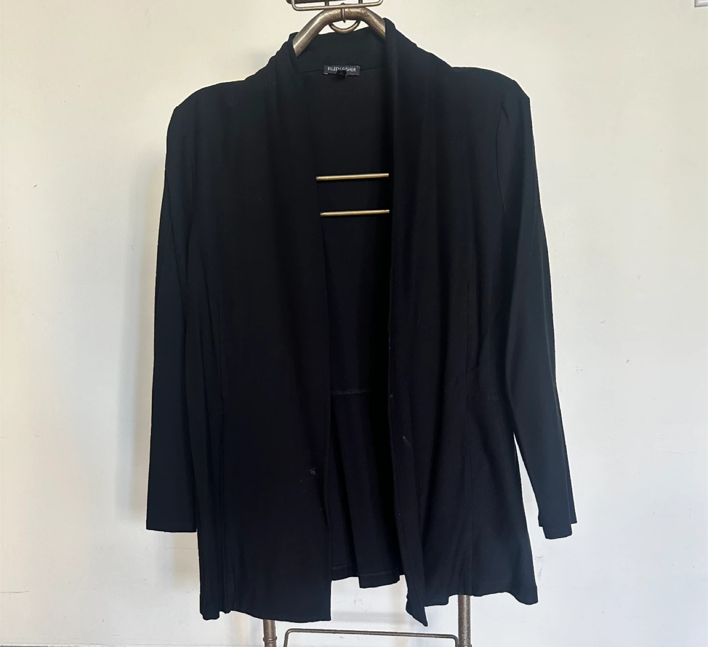 Eileen Fisher Black Cardigan OS