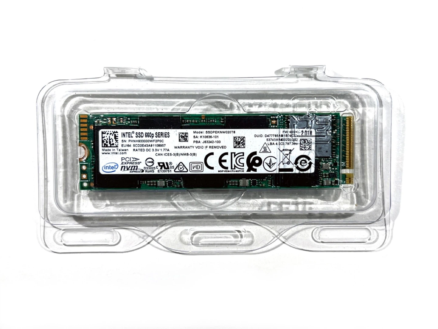 Intel 660p M.2 2280 2TB NVMe PCIe Internal SSD SSDPEKNW020T8X1 - photo 4