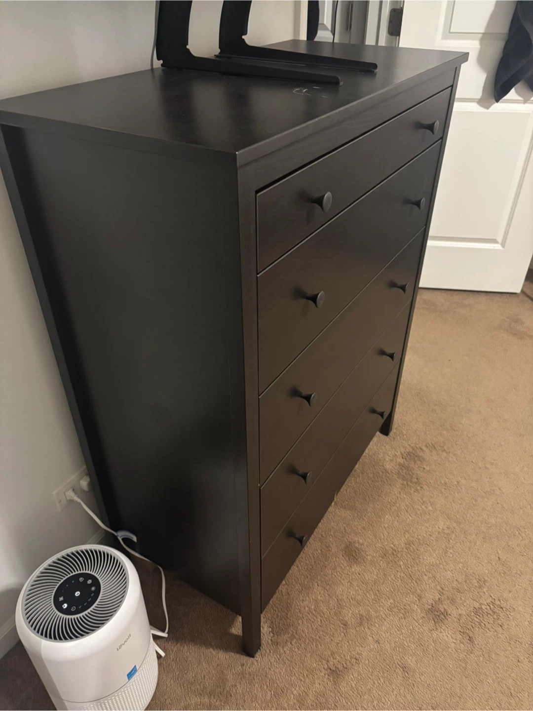IKEA Black 5-Drawer Dresser - photo 2