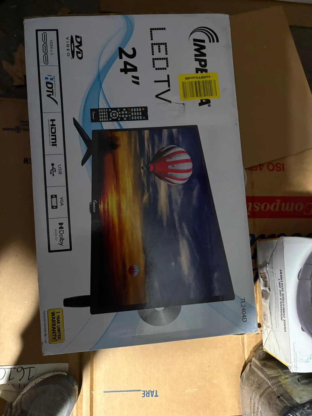 Impecca 24" LED TV/DVD Combo - New! - photo 2