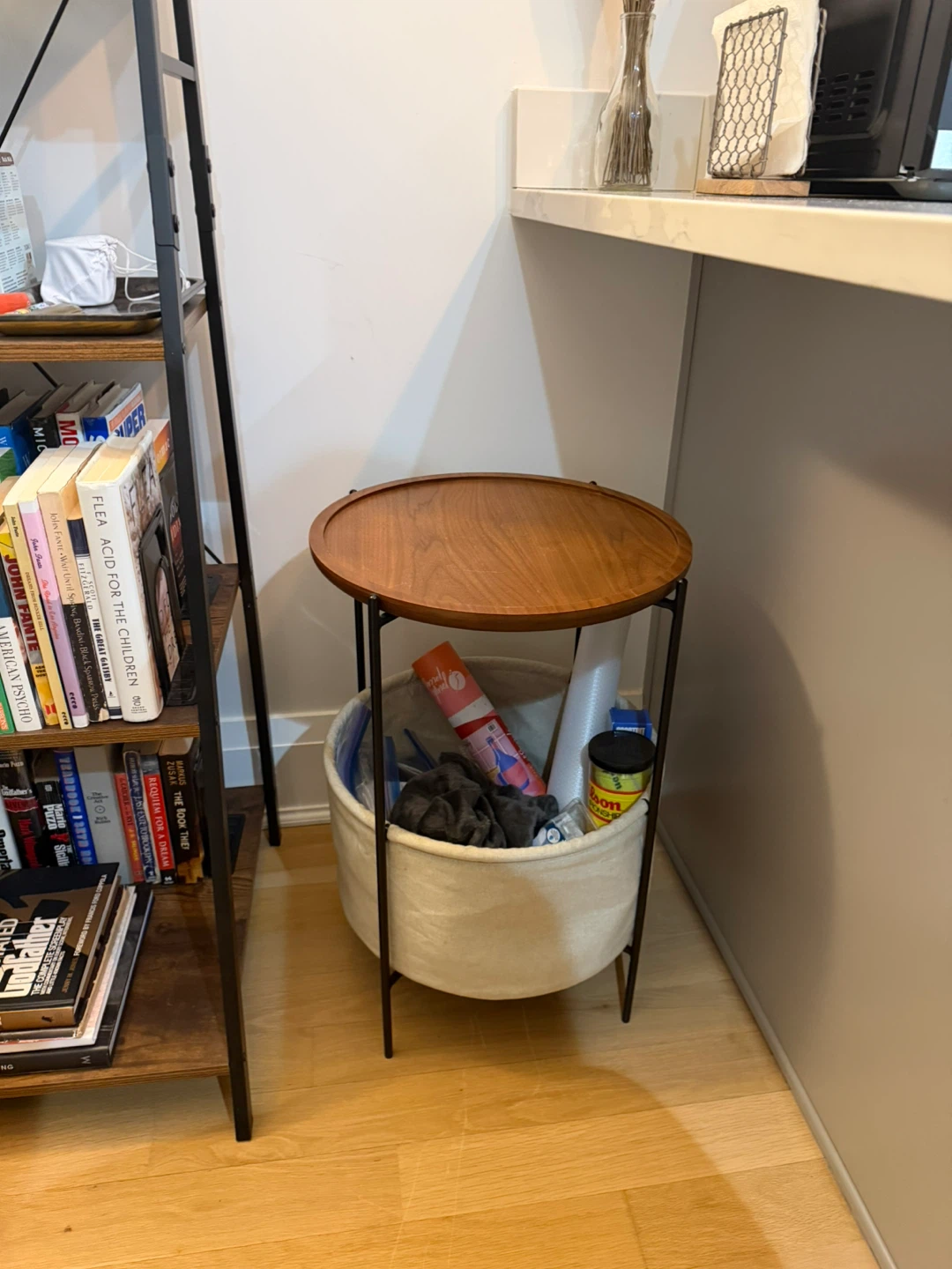 End table with storage