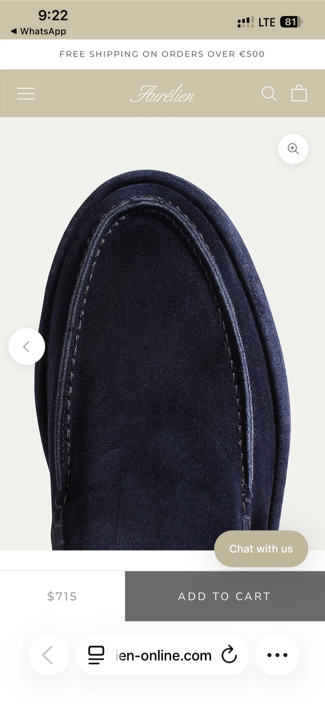Aurelien Navy Suede Loafers Size 47 - photo 4