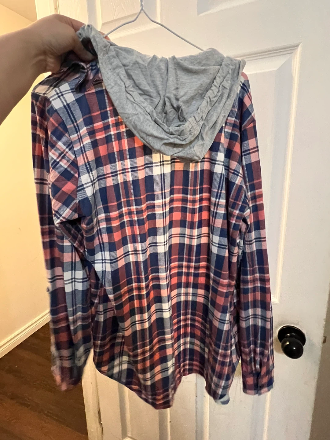 mySTYLE Plaid Hooded Shirt - Size M - photo 4