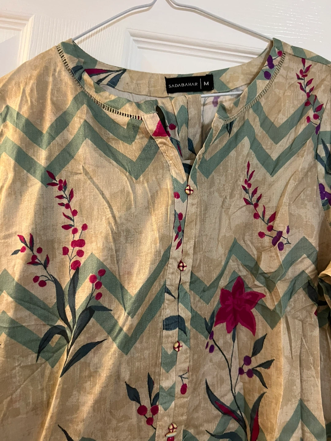 SADABAHAR Floral Print Kurta - Size M - photo 3