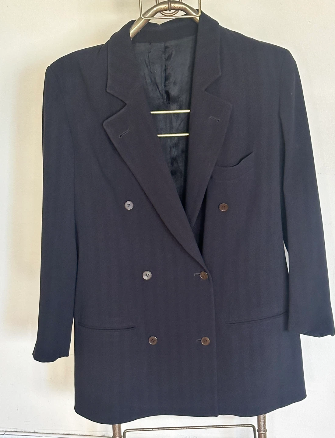 Blazer Navy Blue Double-Breasted Blazer