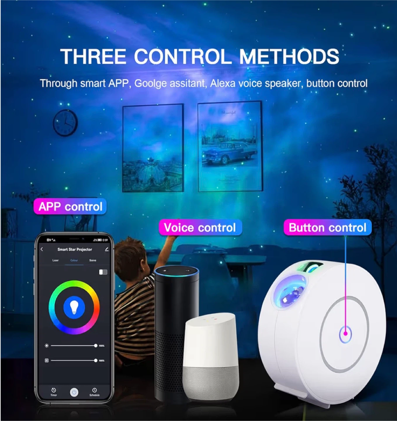 Smart Star Nebula Projector - photo 2