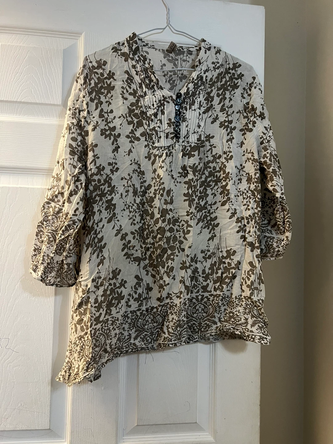 Piaza Sempione Floral Print Blouse