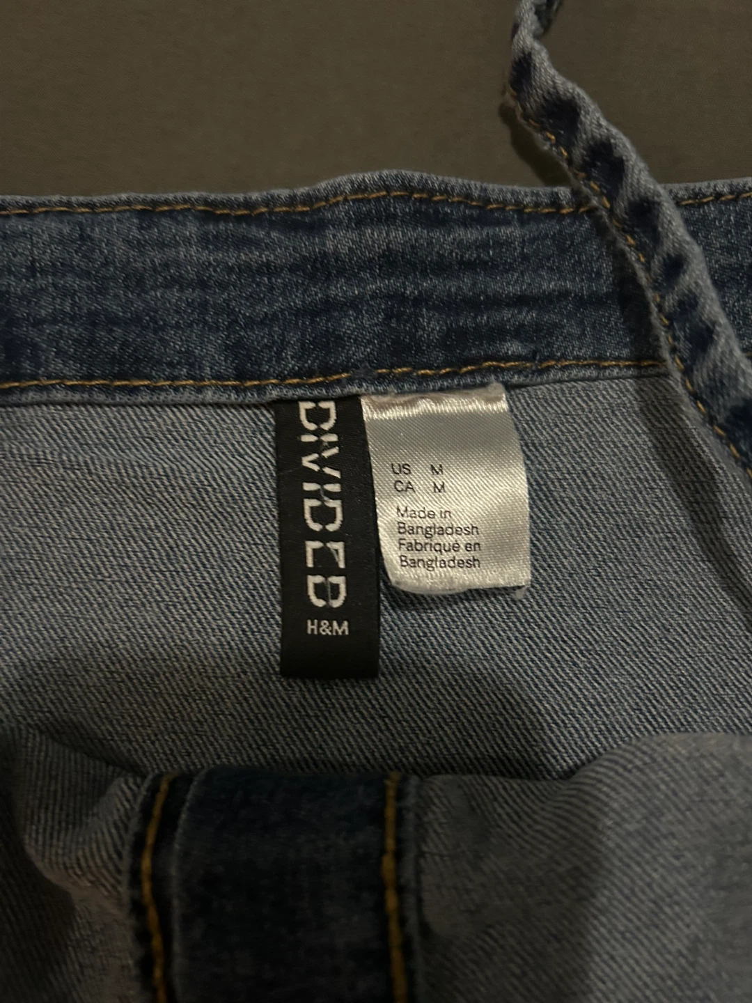 🏆 H&M Divided Denim Dress - Size M - photo 2