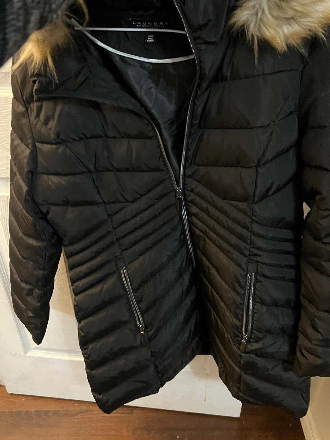 Laundry Los Angeles Black Puffer Jacket - Size L