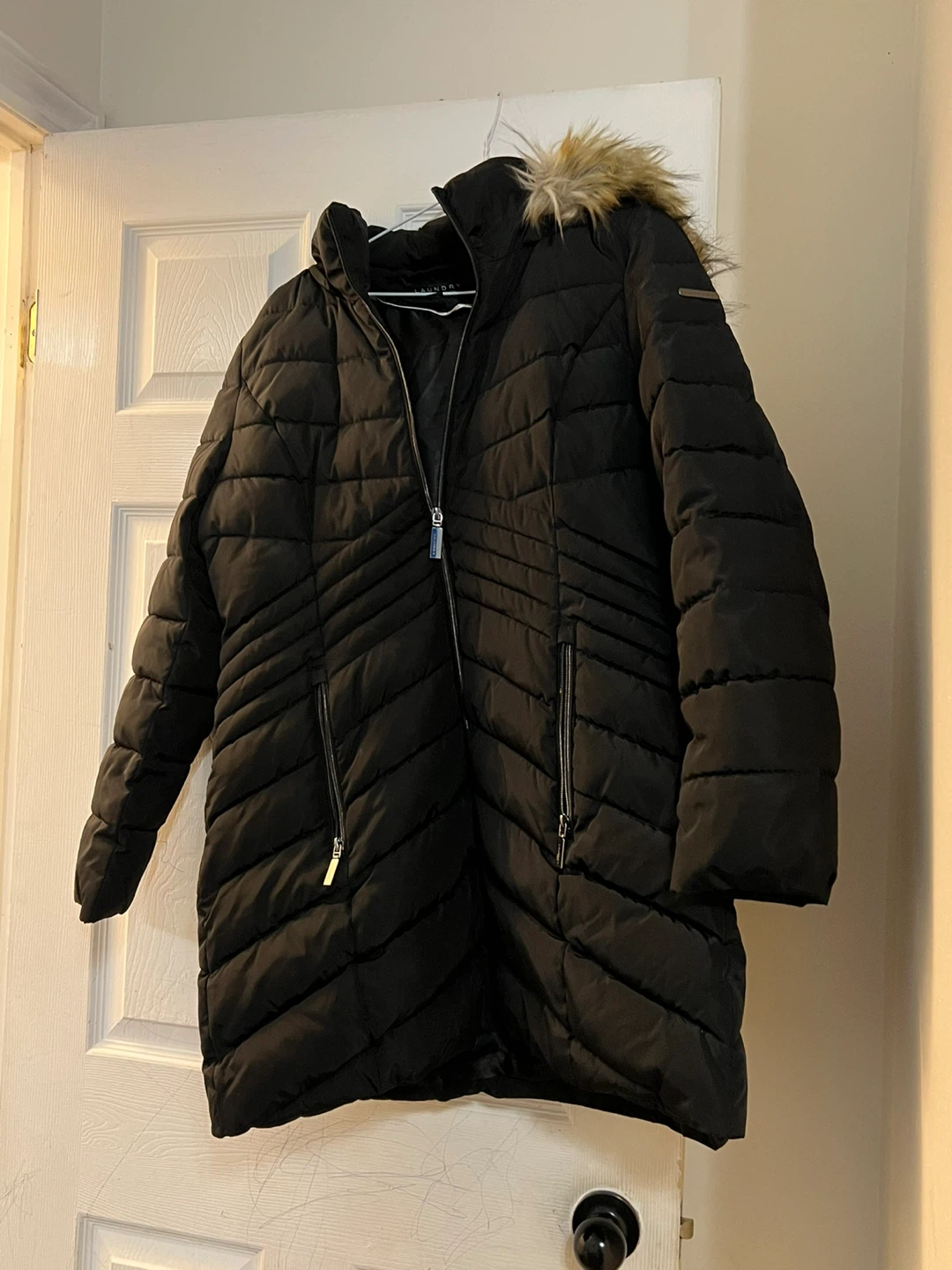 Laundry Los Angeles Black Puffer Jacket - Size L - photo 4