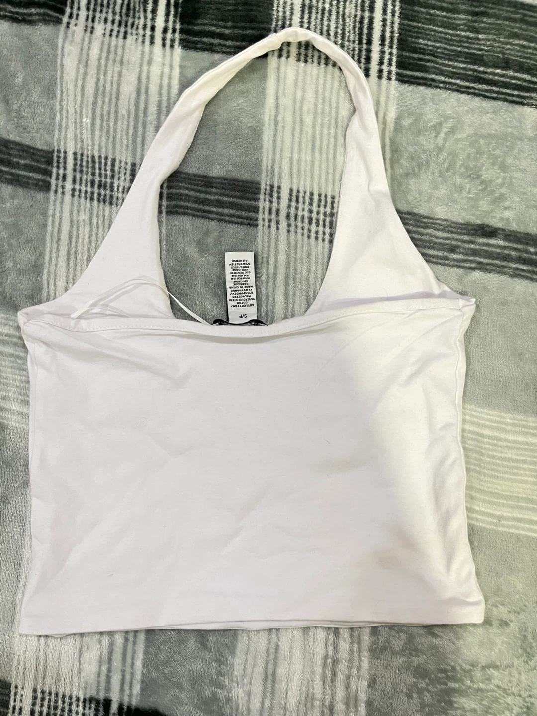 White Halter Top - photo 2