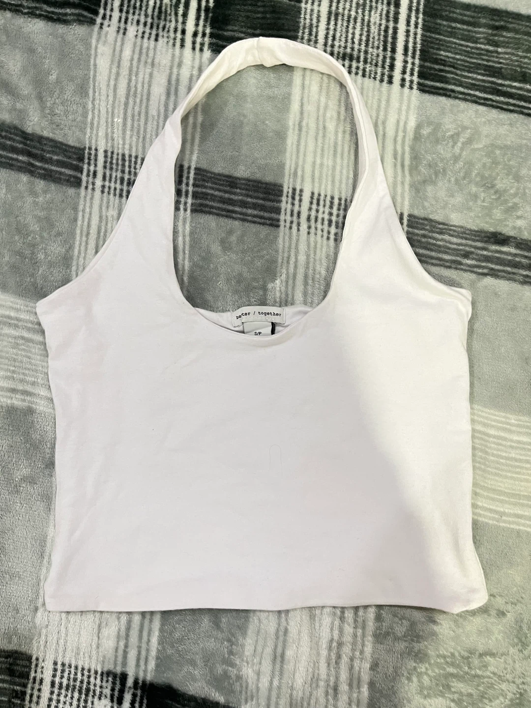 White Halter Top
