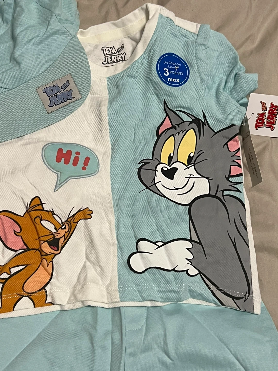 Tom & Jerry 3-Piece Baby Set - New - photo 2
