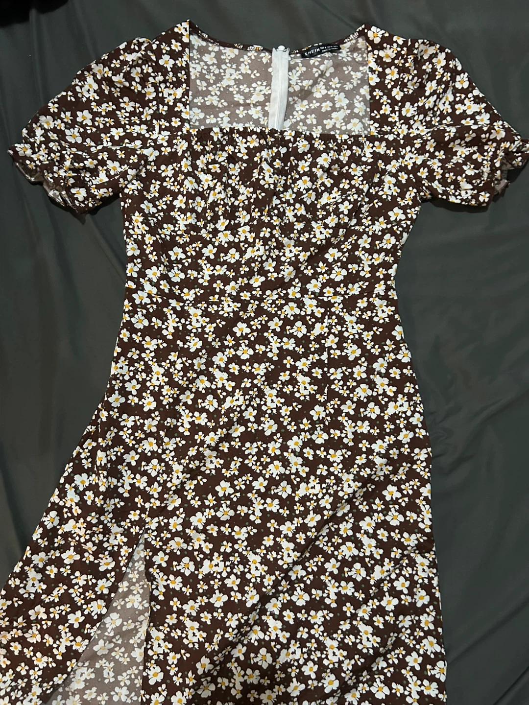 🏆 NEW Shein Floral Print Mini Dress - Size M - photo 2