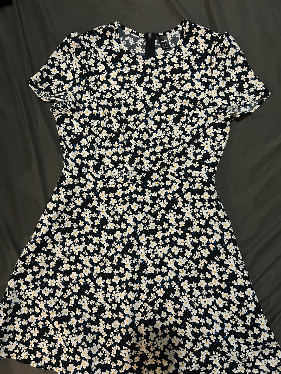 🏆 NEW Shein Floral Print Mini Dress - Size M - photo 3