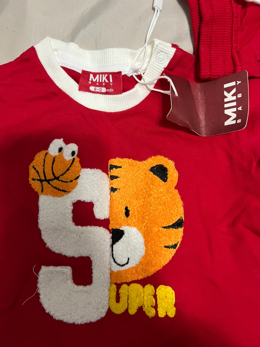MIKI BABY Red Outfit Set (6-12 months) - photo 2