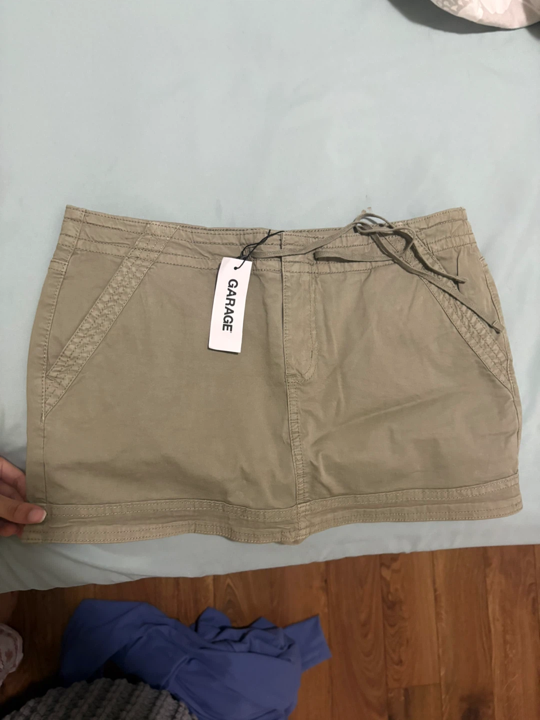 Garage Cassey Micro Skort - Desert Olive, XS