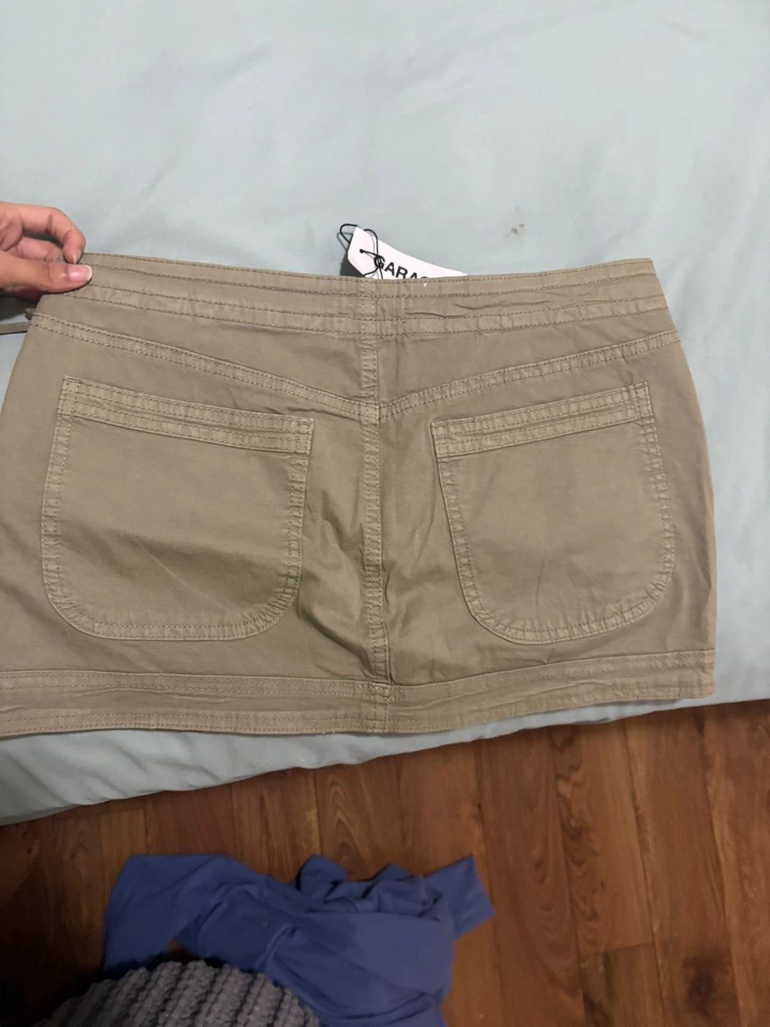 Garage Cassey Micro Skort - Desert Olive, XS - photo 2