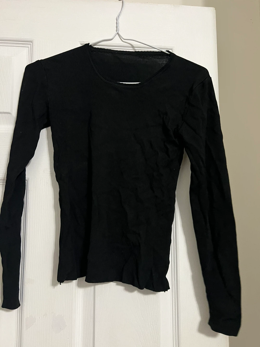 Black Long Sleeve Top