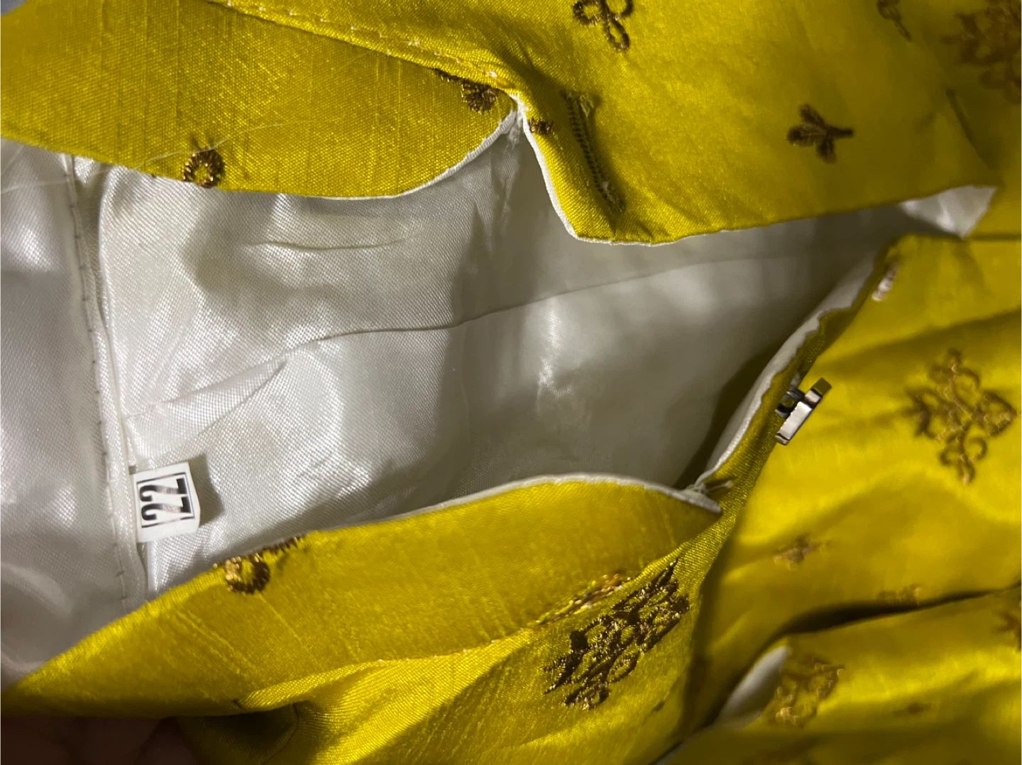 Two Yellow Embroidered Vest Size 24 - photo 2