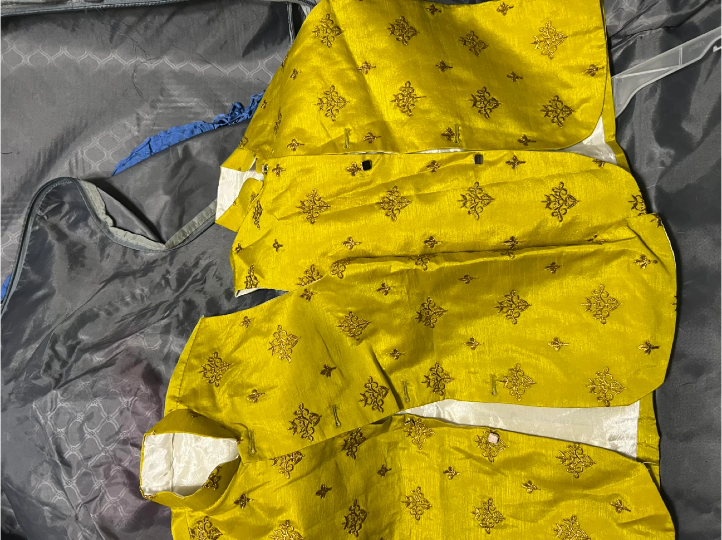 Two Yellow Embroidered Vest Size 24