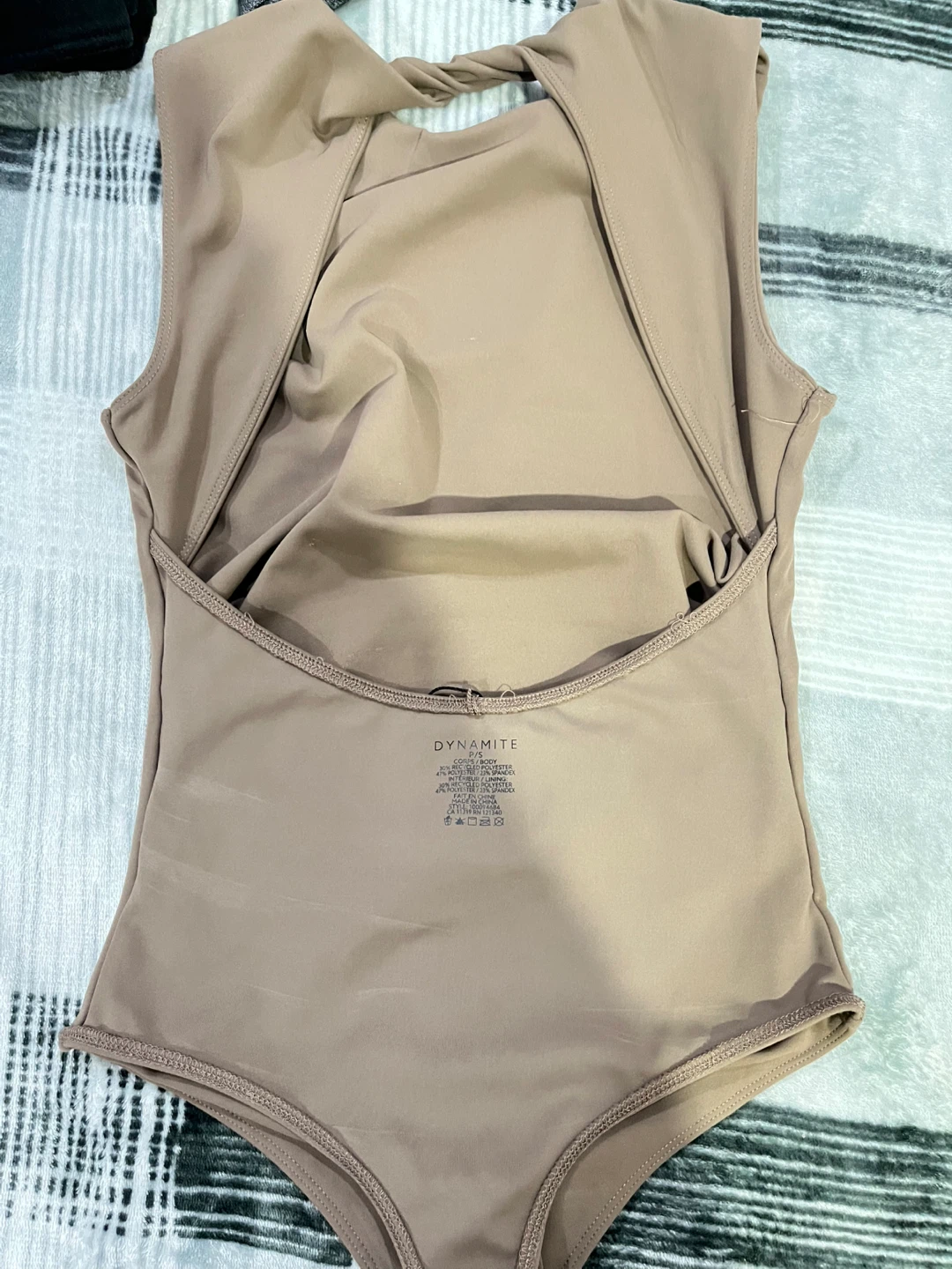 Dynamite Sleeveless Bodysuit (Nude) - photo 2