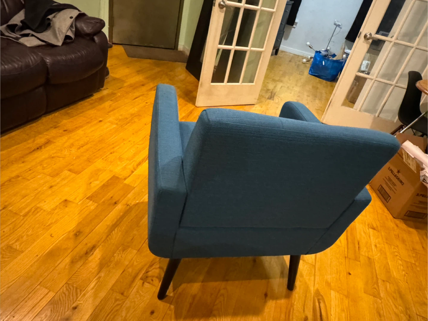 Blue Accent Chair - photo 4
