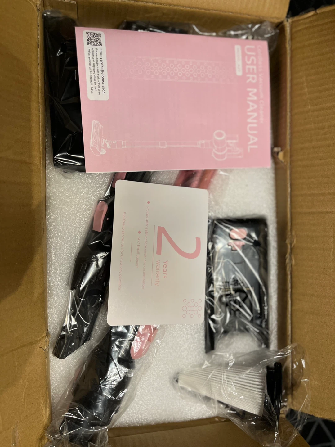 Pink Cordless Vacuum Cleaner - New in Box! - photo 2