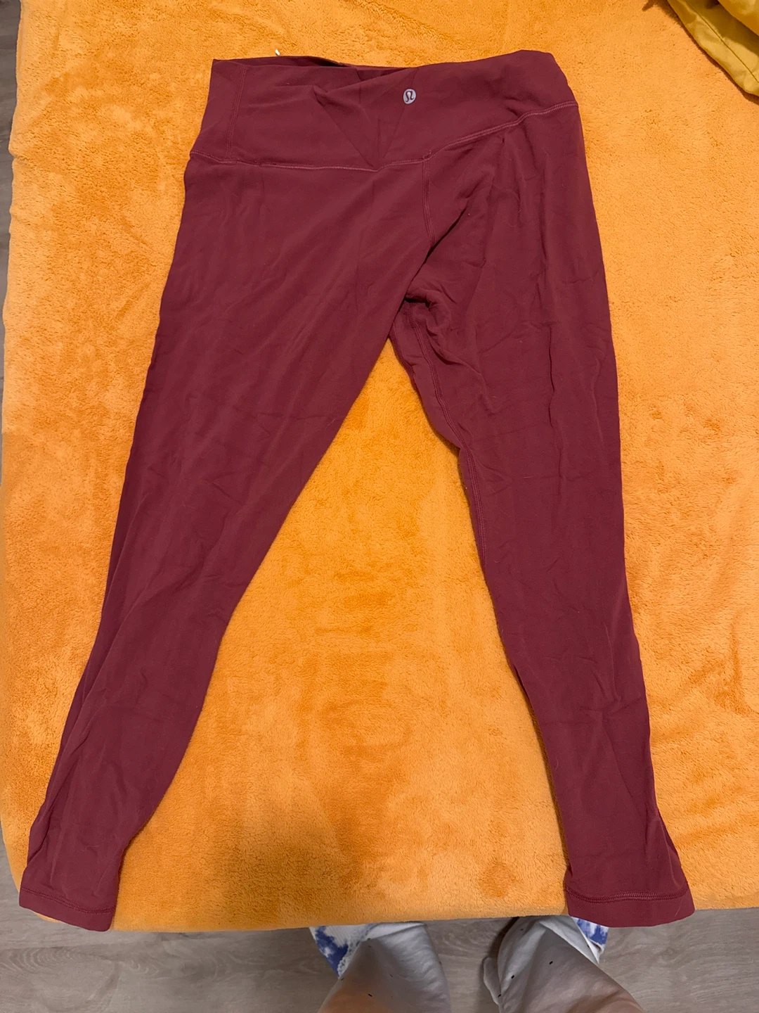 Lululemon Burgundy Aligned Leggings SZ6