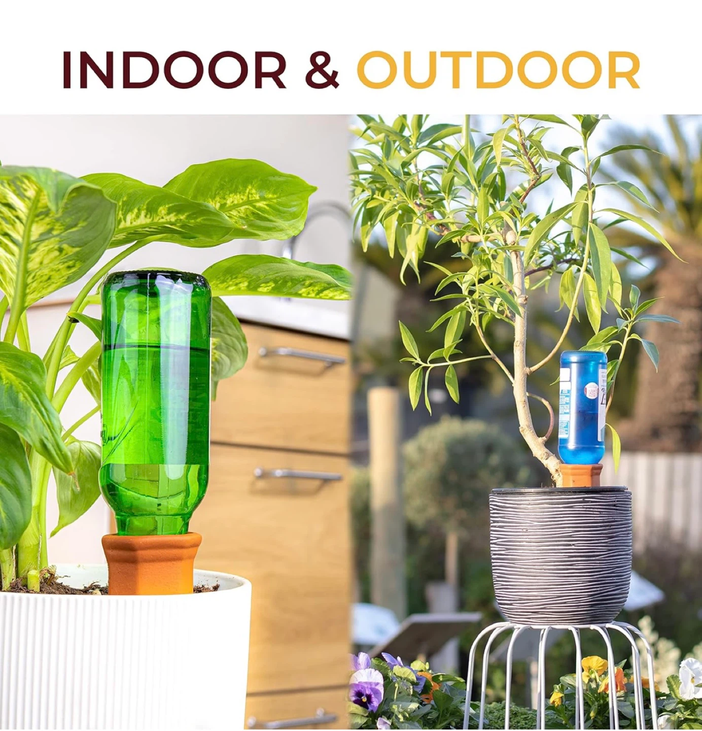 New in box! 10-Pack Natural Self Watering Spikes Indoor Outdoor - photo 2
