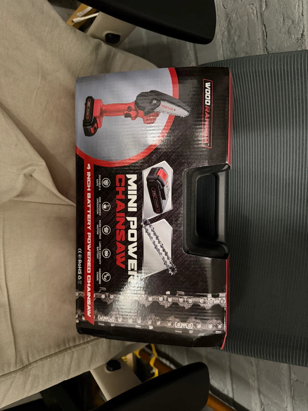 Wood Ranger Mini Power Chainsaw - 4 inch - photo 2