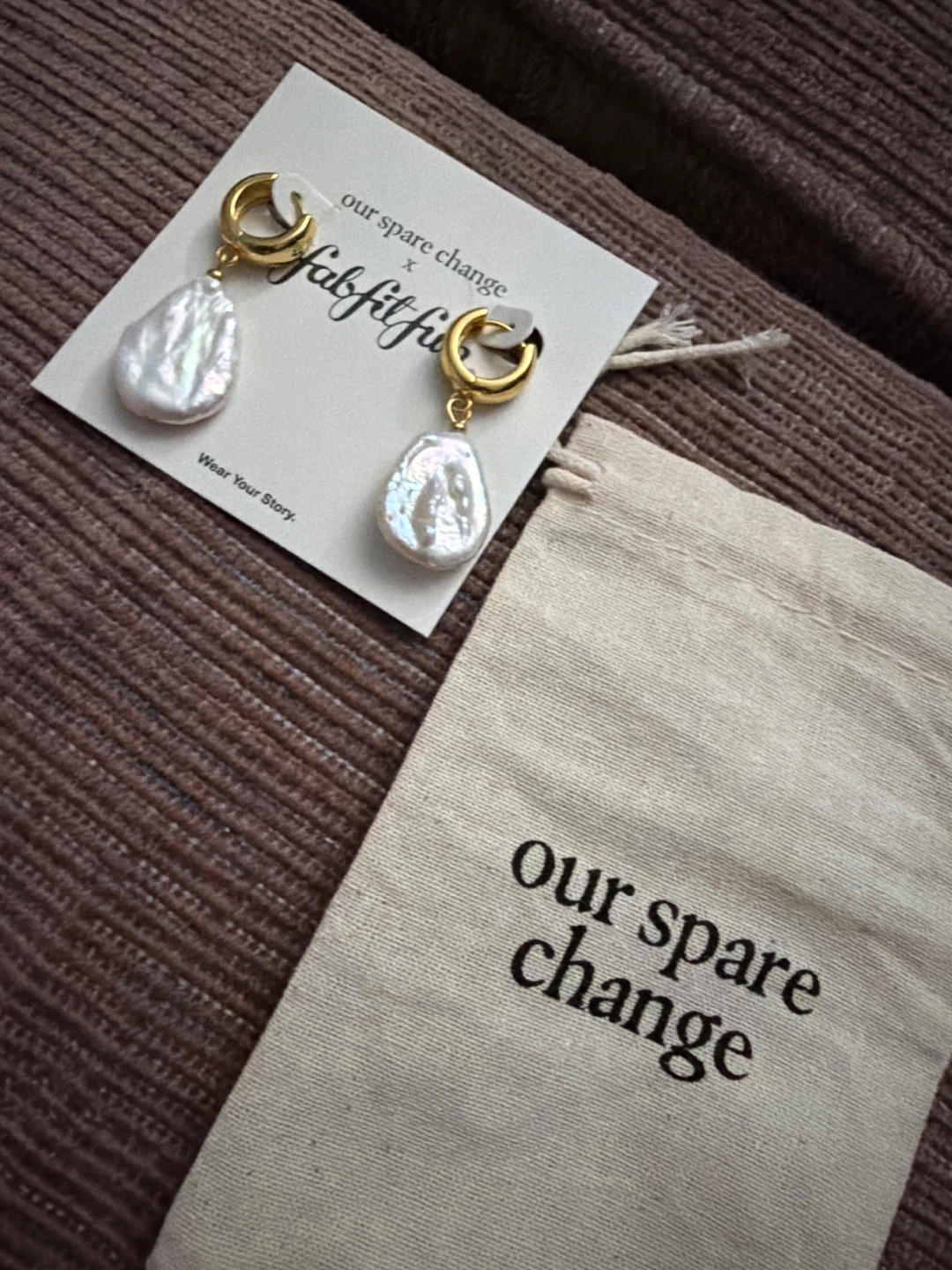 Brand new Isla Pearl Earrings - Gold - photo 2
