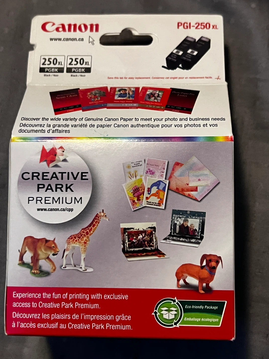 Canon PGI-250 XL Black Ink Cartridge Twin Pack - NEW - photo 2